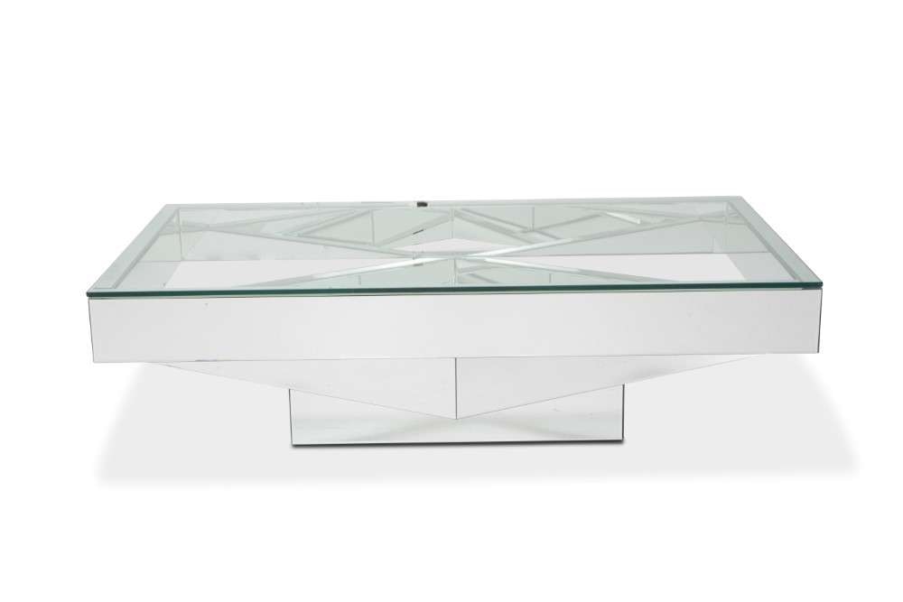 AICO by Michael Amini - Montreal - Rectangular Cocktail Table with Glass Top - FS-MNTRL-1389 veiw 6