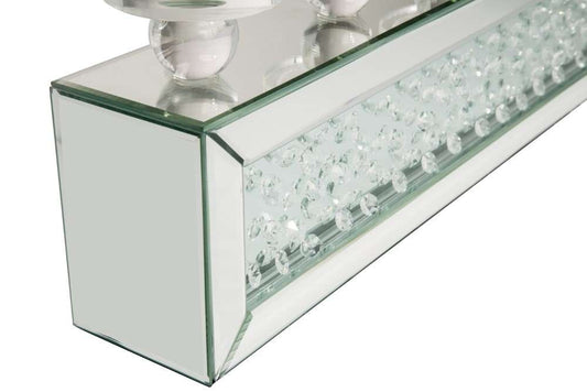 AICO by Michael Amini - Montreal - Rectangular Mirror Framed Candle Holder with Crystal Accents - FS-MNTRL161 veiw 2