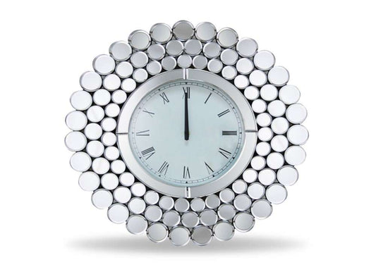 AICO by Michael Amini - Montreal - Round Clock - FS-MNTRL-5052 veiw 1