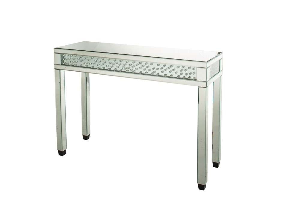 AICO by Michael Amini - Montreal - Silver Mirrored Console Table with Crystals - FS-MNTRL223H veiw 1