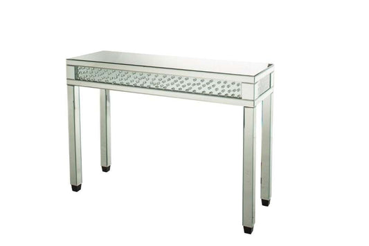 AICO by Michael Amini - Montreal - Silver Mirrored Console Table with Crystals - FS-MNTRL223H veiw 1