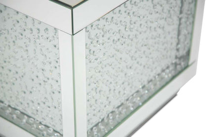AICO by Michael Amini - Montreal - Silver Mirrored End Table with Crystals - FS-MNTRL202H veiw 2