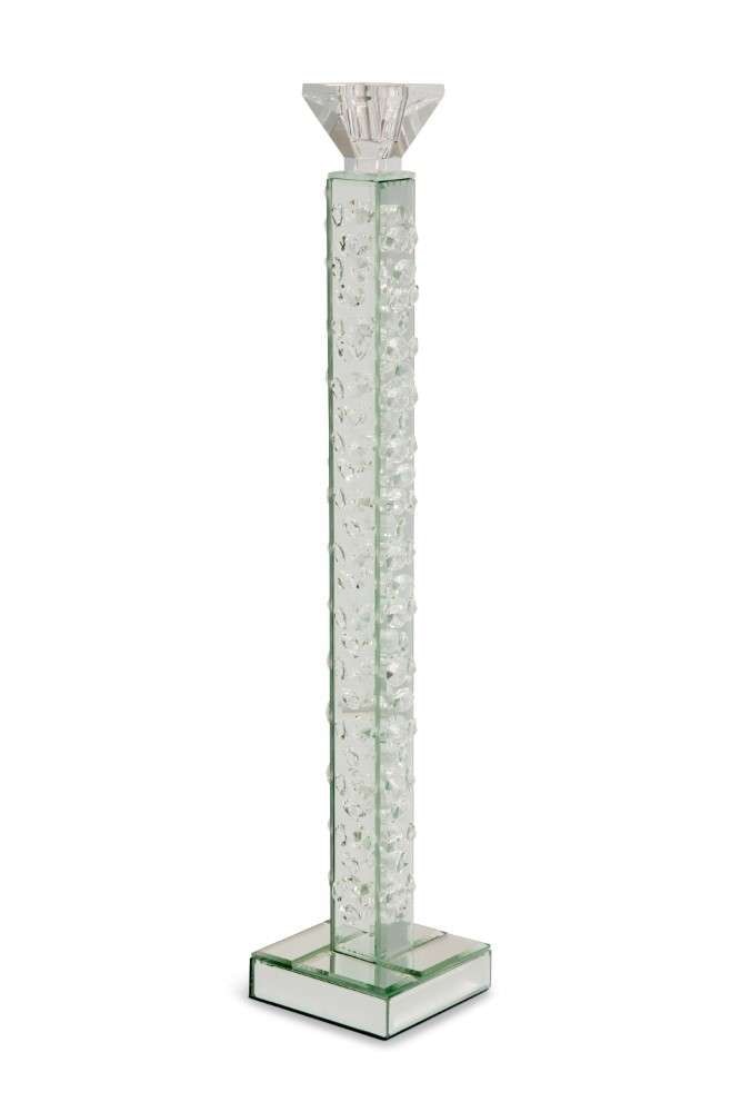 AICO by Michael Amini - Montreal - Slender Mirrored Crystal Candle Holder, Large Pack of 6 - FS-MNTRL159L-PK6 veiw 1