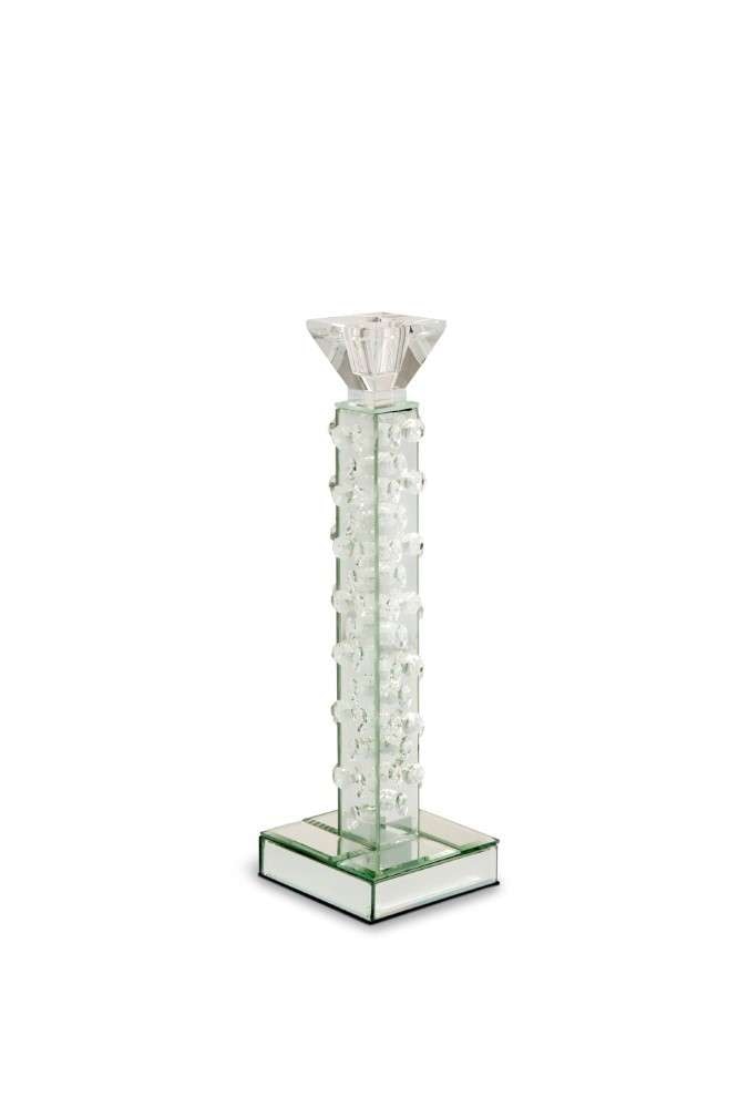 AICO by Michael Amini - Montreal - Slender Mirrored Crystal Candle Holder Medium, Pack of 6 - FS-MNTRL159M-PK6 veiw 2