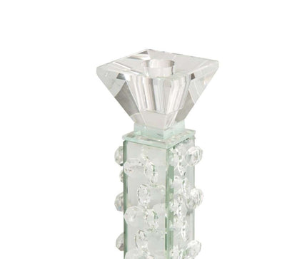 AICO by Michael Amini - Montreal - Slender Mirrored Crystal Candle Holder Medium, Pack of 6 - FS-MNTRL159M-PK6 veiw 3