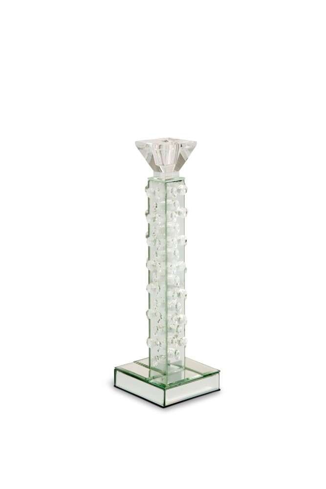 AICO by Michael Amini - Montreal - Slender Mirrored Crystal Candle Holder Small, Pack of 6 - FS-MNTRL159S-PK6 veiw 1
