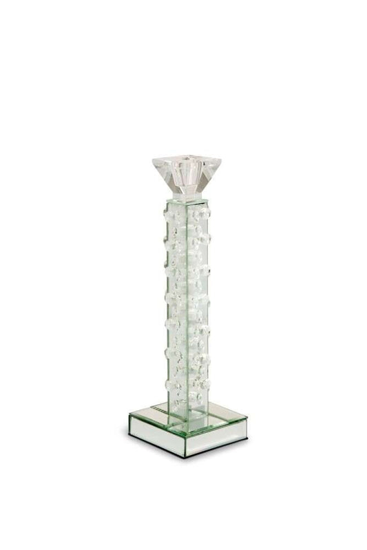 AICO by Michael Amini - Montreal - Slender Mirrored Crystal Candle Holder Small, Pack of 6 - FS-MNTRL159S-PK6 veiw 1