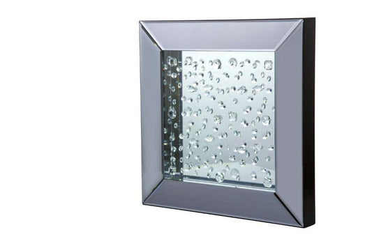 AICO by Michael Amini - Montreal - Square Wall Mirror with Crystals - FS-MNTRL264H veiw 1