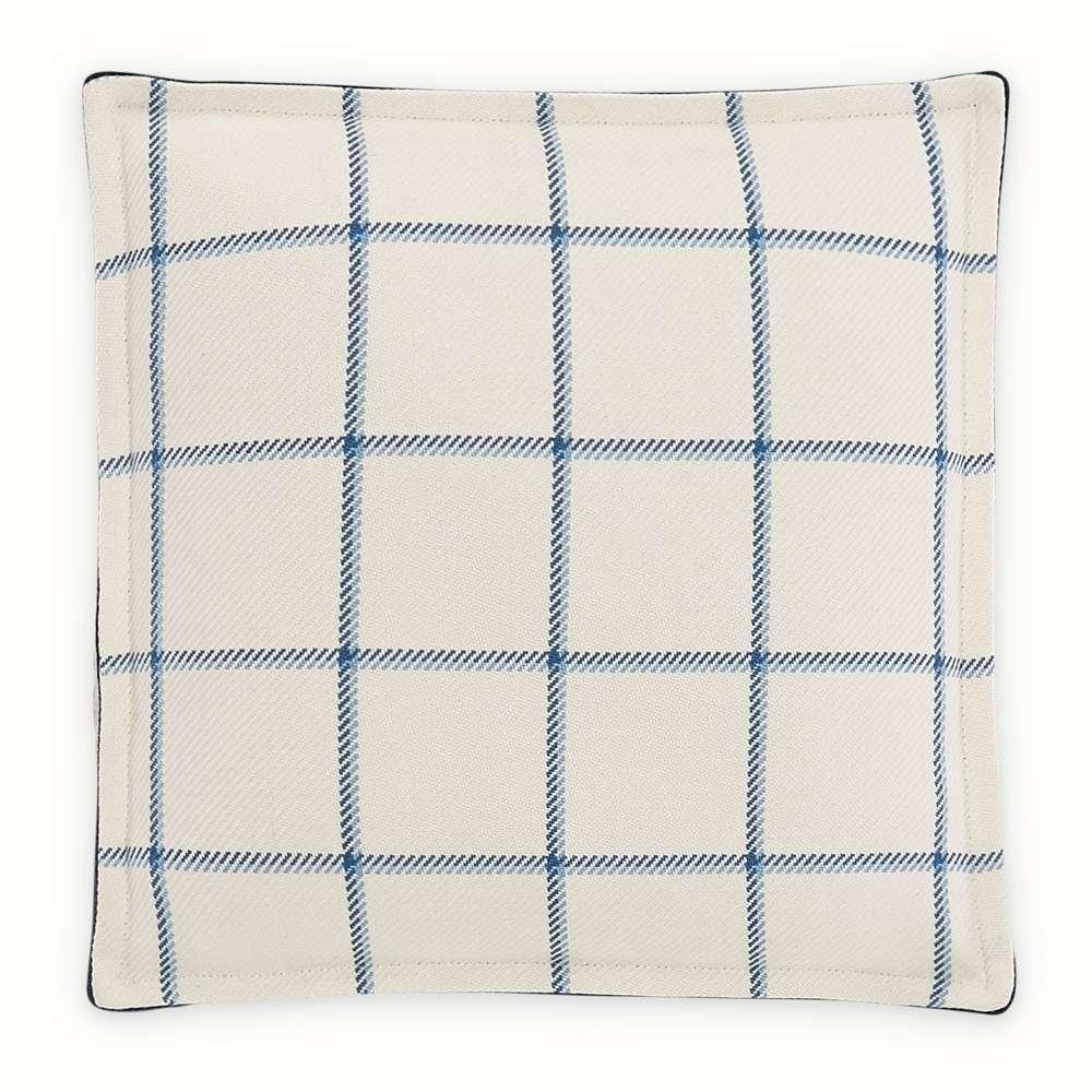 AICO by Michael Amini - Newport Alta 16in Box Pillow - Blue - BCS-DP16-ALTA-BLUE veiw 1