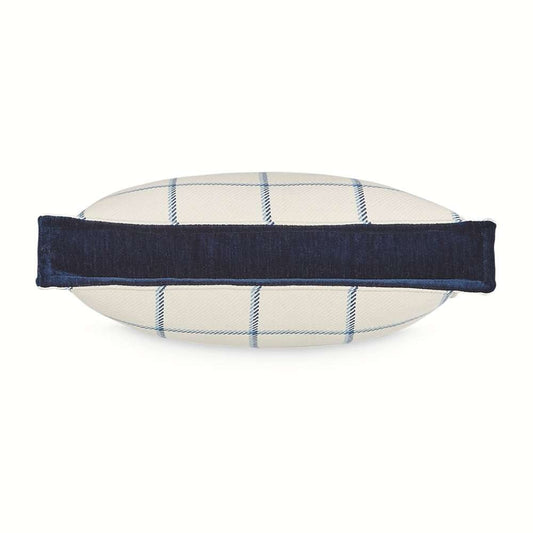 AICO by Michael Amini - Newport Alta 16in Box Pillow - Blue - BCS-DP16-ALTA-BLUE veiw 2