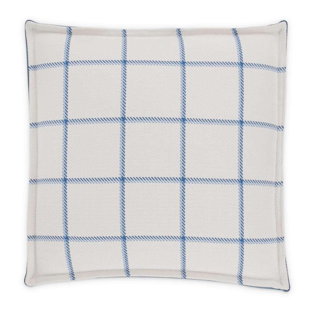 AICO by Michael Amini - Newport Alta 16in Square Box Throw Pillow - Sky - BCS-DP16-ALTA-SKY veiw 1