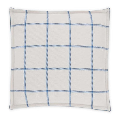 AICO by Michael Amini - Newport Alta 16in Square Box Throw Pillow - Sky - BCS-DP16-ALTA-SKY veiw 1