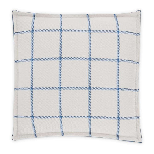 AICO by Michael Amini - Newport Alta 16in Square Box Throw Pillow - Sky - BCS-DP16-ALTA-SKY veiw 1