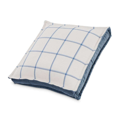 AICO by Michael Amini - Newport Alta 16in Square Box Throw Pillow - Sky - BCS-DP16-ALTA-SKY veiw 2