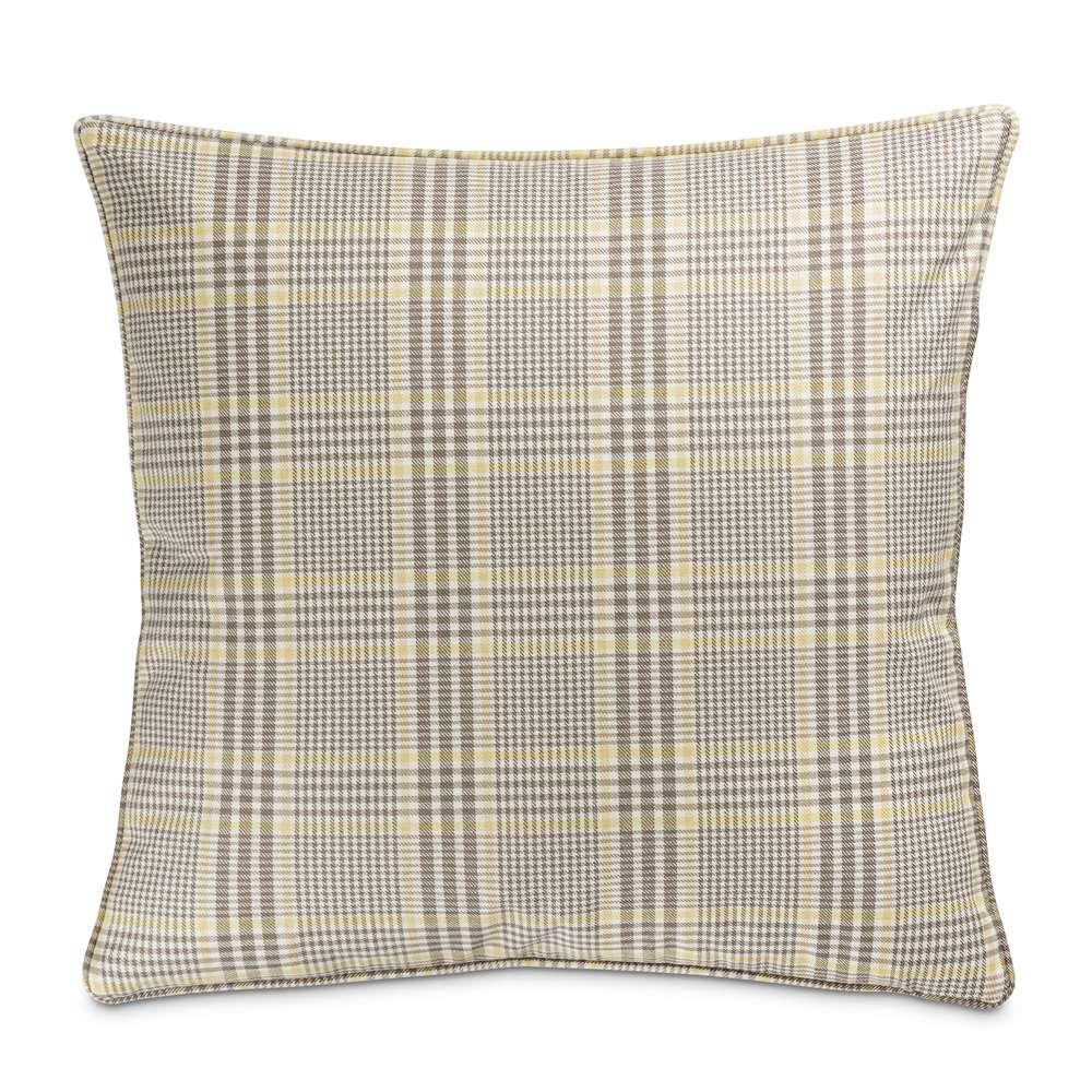 AICO by Michael Amini - Newport Ardmore 22in Square Throw Pillow - Pewter - BCS-DP22-ARDMR-PWT veiw 1