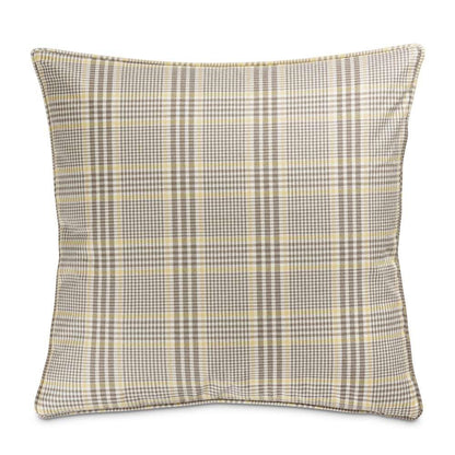 AICO by Michael Amini - Newport Ardmore 22in Square Throw Pillow - Pewter - BCS-DP22-ARDMR-PWT veiw 1