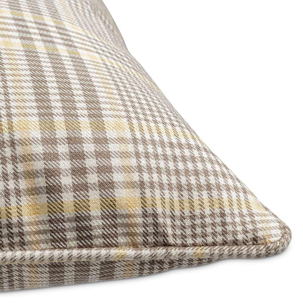 AICO by Michael Amini - Newport Ardmore 22in Square Throw Pillow - Pewter - BCS-DP22-ARDMR-PWT veiw 2