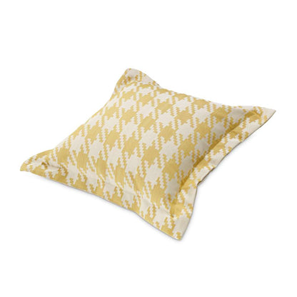 AICO by Michael Amini - Newport Yates 24in Square Throw Pillow - Lemon - BCS-DP24-YATES-LMN veiw 2