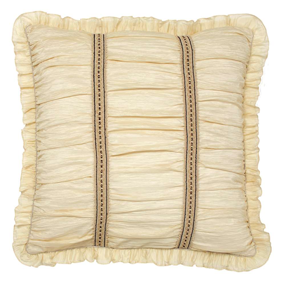 AICO by Michael Amini - Novella 10-Piece East King Comforter Set - Gold - BKS-NOVEL-EK10-GLD veiw 6