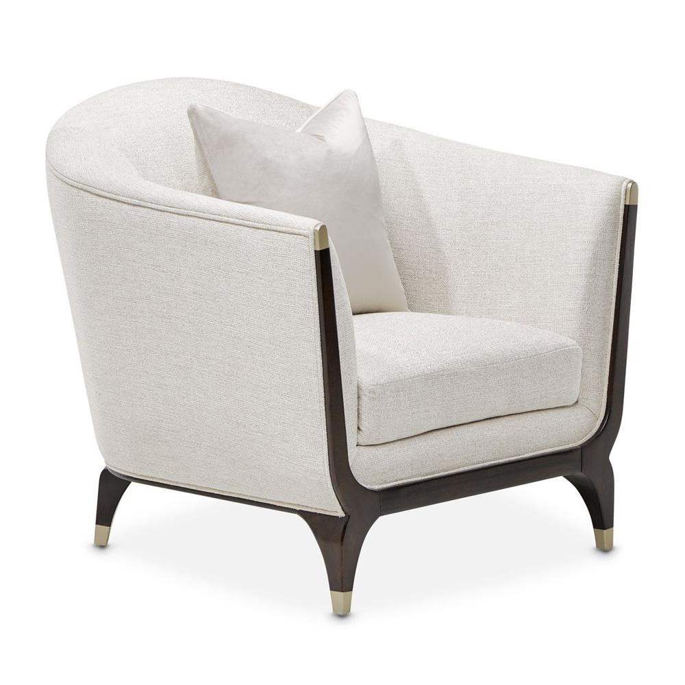 AICO by Michael Amini - Paris Chic Matching Chair - Cremini/Espresso - NF9003835-CRMNI-409 veiw 1