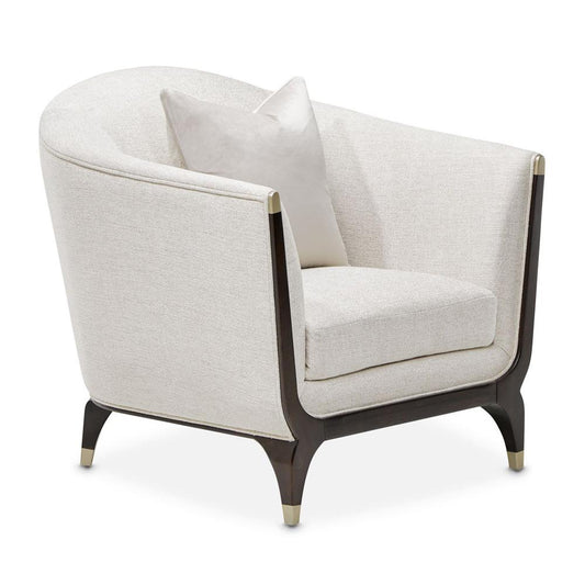 AICO by Michael Amini - Paris Chic Matching Chair - Cremini/Espresso - NF9003835-CRMNI-409 veiw 1