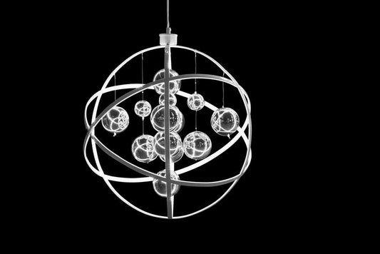 AICO by Michael Amini - Planetary LED Chandelier, Small - LT-CH810S veiw 1
