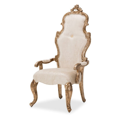 AICO by Michael Amini - Platine de Royale Desk Chair in Champagne - N09244-201 veiw 1