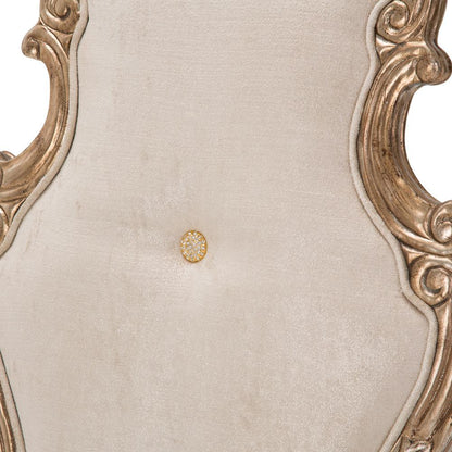 AICO by Michael Amini - Platine de Royale Desk Chair in Champagne - N09244-201 veiw 3