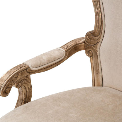 AICO by Michael Amini - Platine de Royale Desk Chair in Champagne - N09244-201 veiw 4