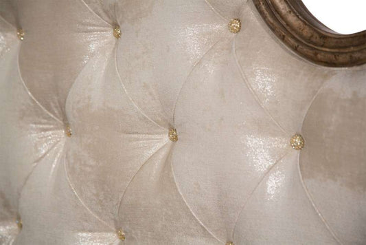 AICO by Michael Amini - Platine de Royale - Eastern King Panel Bed - Antique Platinum - N09000EKPL3-101 veiw 2