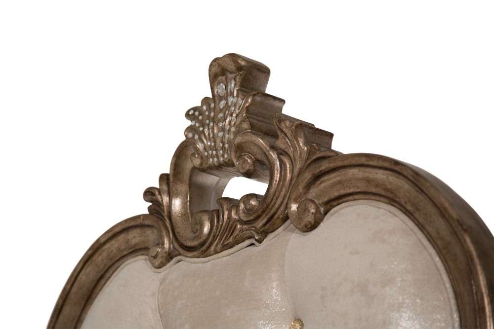 AICO by Michael Amini - Platine de Royale - Eastern King Panel Bed - Antique Platinum - N09000EKPL3-101 veiw 3