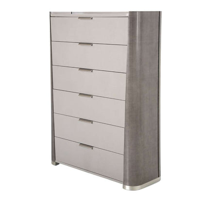 AICO by Michael Amini - Roxbury Park 6-Drawer Chest - Slate - N9006070SA-220 veiw 1