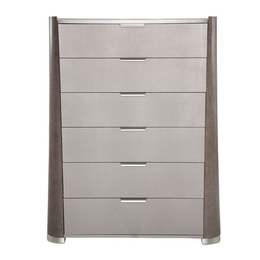 AICO by Michael Amini - Roxbury Park 6-Drawer Chest - Slate - N9006070SA-220 veiw 2
