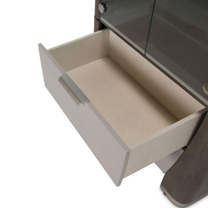 AICO by Michael Amini - Roxbury Park Display Cabinet - Slate - N9006209-220 veiw 5