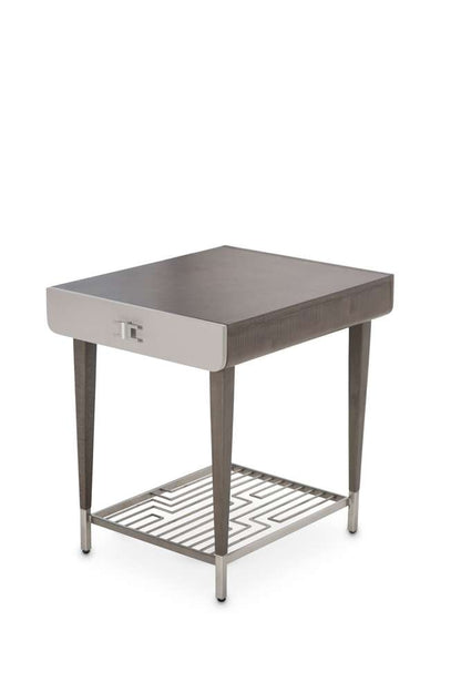 AICO by Michael Amini - Roxbury Park End Table - Slate - N9006202-220 veiw 1