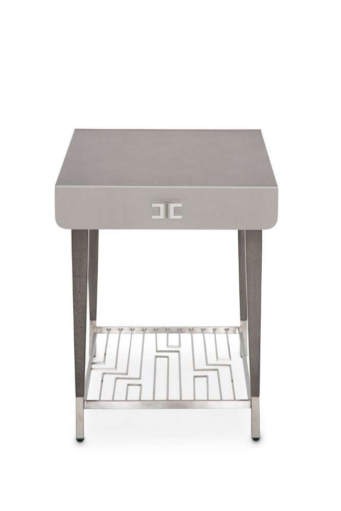 AICO by Michael Amini - Roxbury Park End Table - Slate - N9006202-220 veiw 4