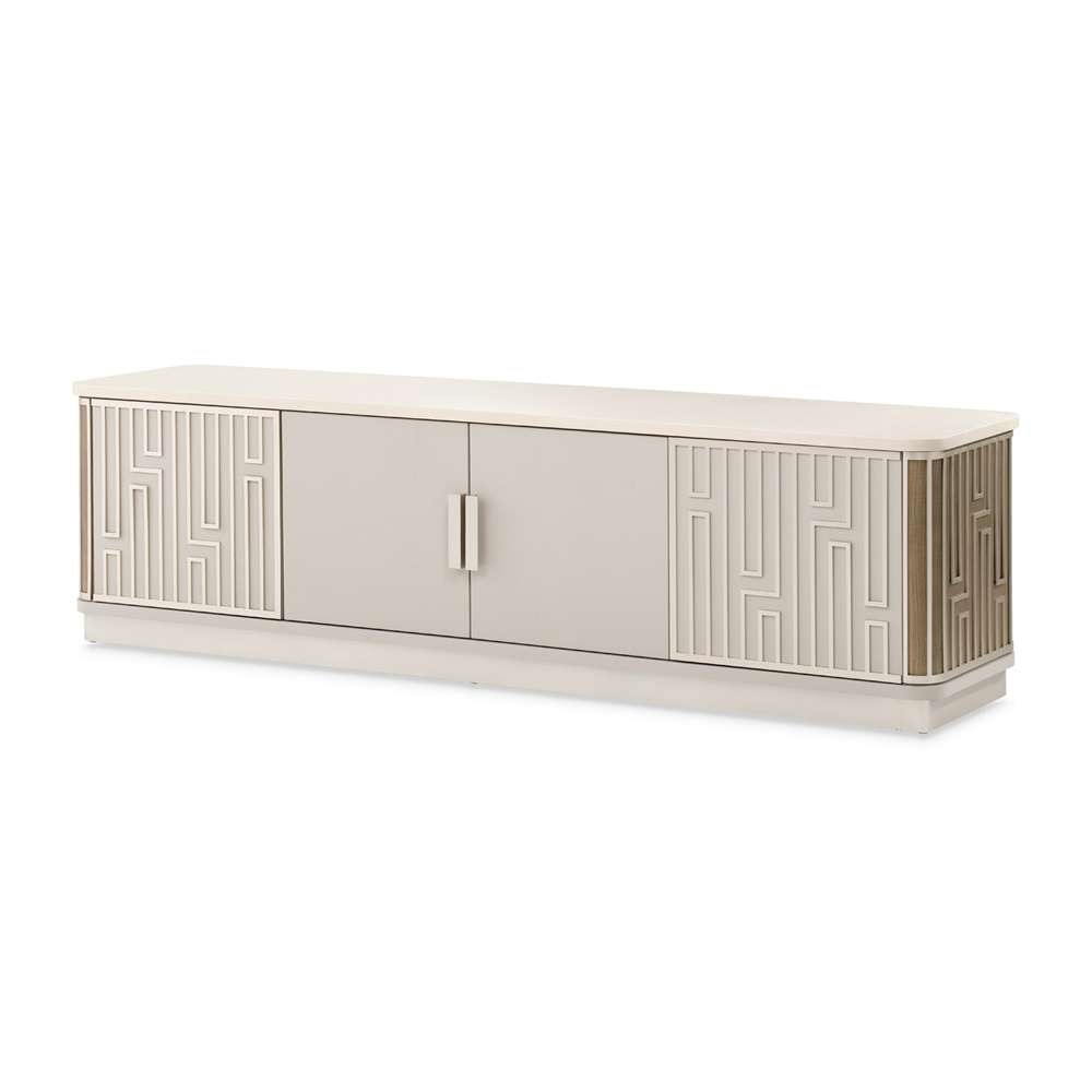 AICO by Michael Amini - Roxbury Park Media Cabinet - Slate - N9006081-220 veiw 1