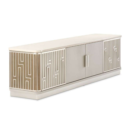 AICO by Michael Amini - Roxbury Park Media Cabinet - Slate - N9006081-220 veiw 2
