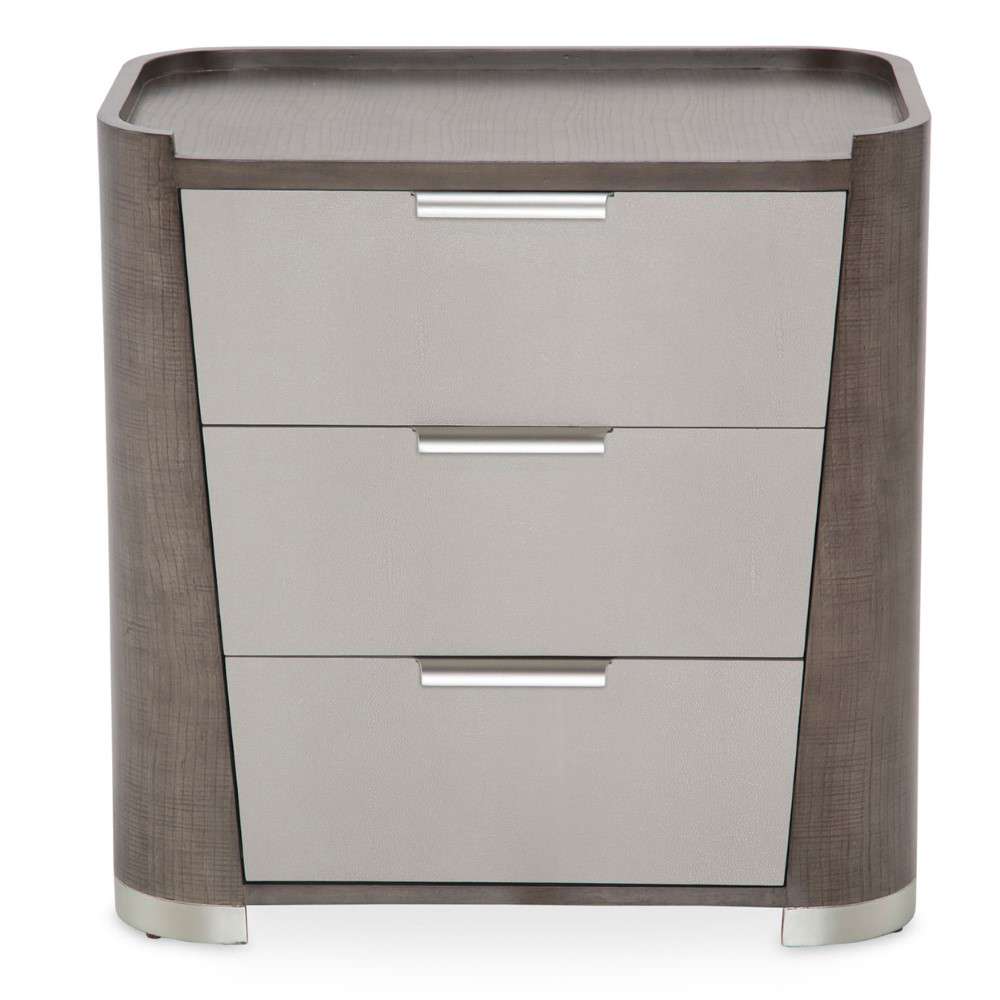 AICO by Michael Amini - Roxbury Park Nightstand - Slate - N9006040-220 veiw 2