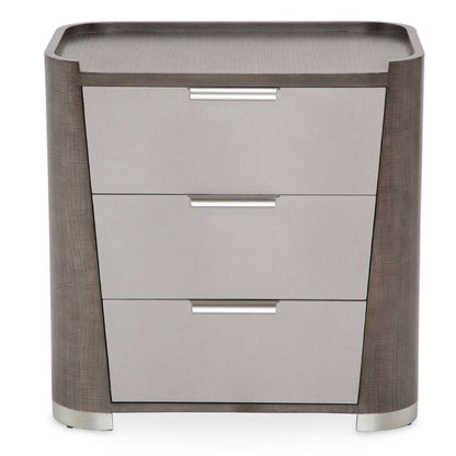 AICO by Michael Amini - Roxbury Park Nightstand - Slate - N9006040-220 veiw 2