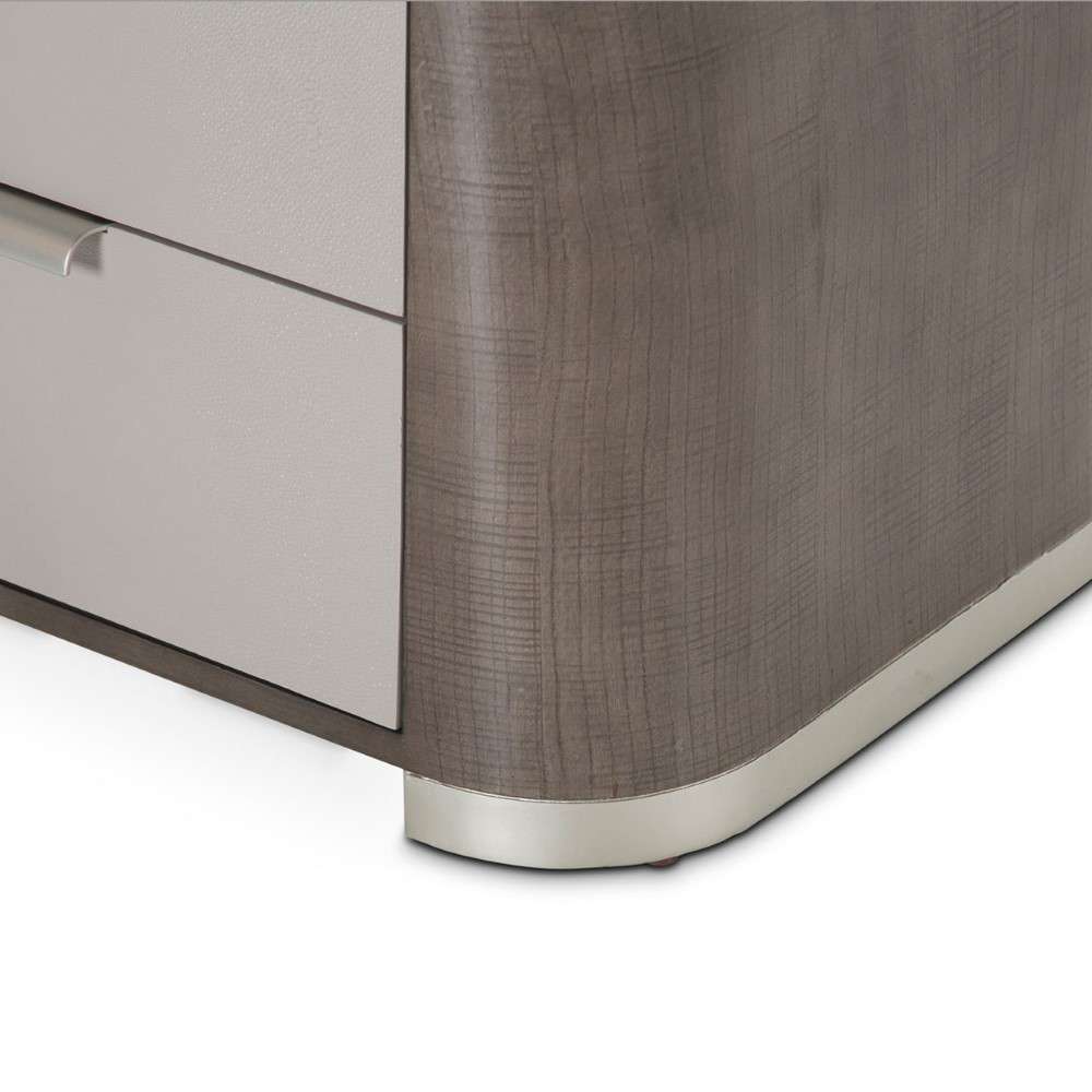 AICO by Michael Amini - Roxbury Park Nightstand - Slate - N9006040-220 veiw 4