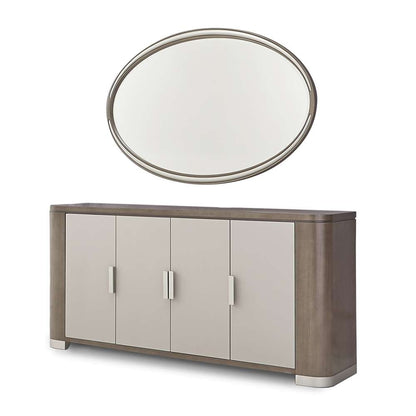 AICO by Michael Amini - Roxbury Park Sideboard & Mirror - Slate - N9006007SA-260-220 veiw 1