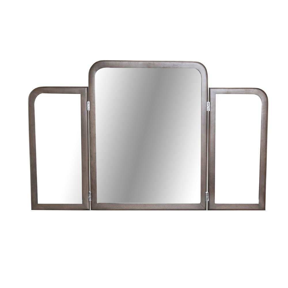 AICO by Michael Amini - Roxbury Park Vanity Mirror - Slate - N9006068-220 veiw 3