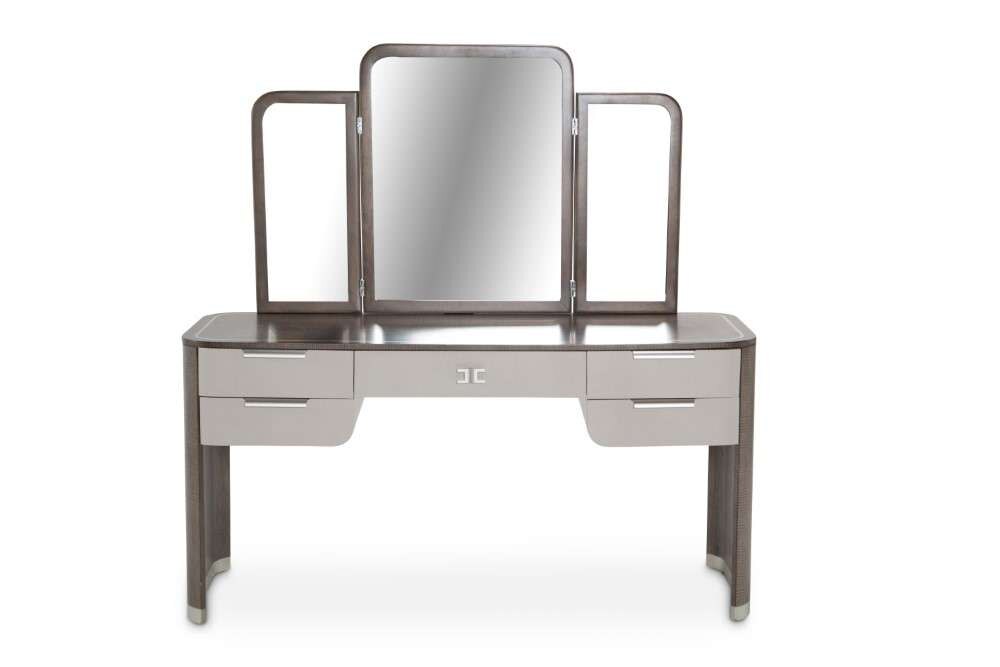 AICO by Michael Amini - Roxbury Park Vanity with Mirror - Slate - N9006207-068-220 veiw 2