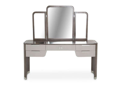 AICO by Michael Amini - Roxbury Park Vanity with Mirror - Slate - N9006207-068-220 veiw 2