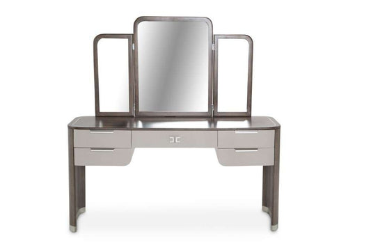 AICO by Michael Amini - Roxbury Park Vanity with Mirror - Slate - N9006207-068-220 veiw 2