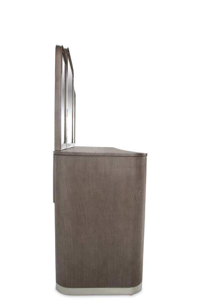 AICO by Michael Amini - Roxbury Park Vanity with Mirror - Slate - N9006207-068-220 veiw 3