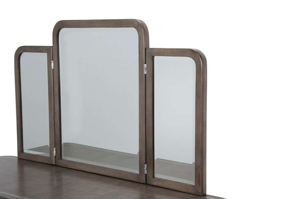 AICO by Michael Amini - Roxbury Park Vanity with Mirror - Slate - N9006207-068-220 veiw 4