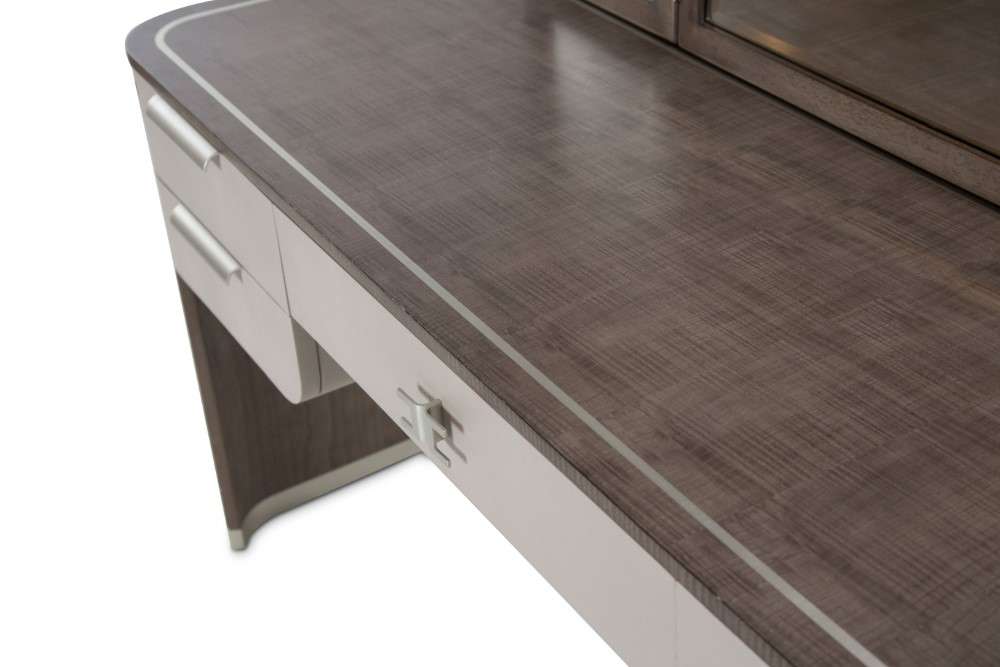 AICO by Michael Amini - Roxbury Park Vanity with Mirror - Slate - N9006207-068-220 veiw 5