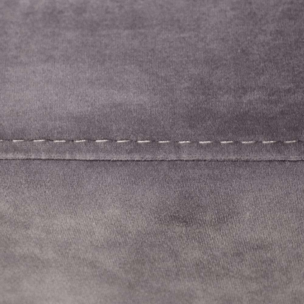 AICO by Michael Amini - Roxbury Park Velvet Chaise - Gray Pearl/Stainless Steel - N9006841-GRPRL-13 veiw 5